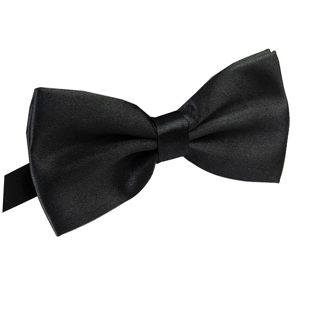 AWAYTR Men's Pre Tied Bow Ties for Wedding Party Fancy Plain Adjustable Bowties Necktie AWAYTR Men's Pre Tied Bow Ties for Wedding Party Fancy Plain Adjustable Bowties Necktie