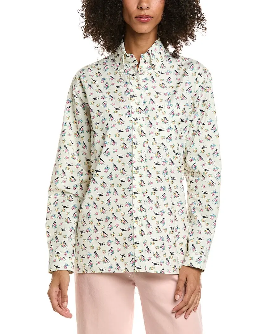 Prada Printed Poplin Shirt