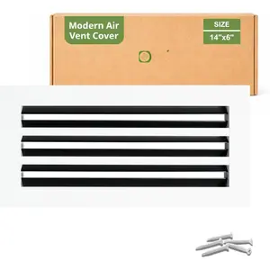 Modern Air  Cover 14x6 (Duct Opening) - Slim Design  Linear Slot Diffuser, Adjustable Airflow, Decorative HVAC Register for Wall & Ceiling