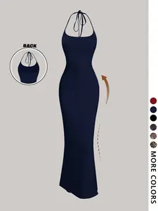 Viral Leopard Print Halter Dress | Crisscross Open-Back Bodycon Maxi , Adjustable Back Ties for Custom Fit, Figure-Hugging Silhouette That Slays Dates/Parties! Multiple Colors In Stock! #HalterDress #CrisscrossBack #LeopardPrintFashion #OpenBackMaxi #Vir