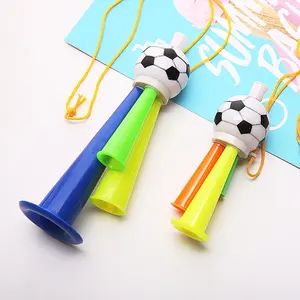 Football horn whistle instrument, cheerleading atmosphere props, a set of cheering horns (one large, one medium, and one small)