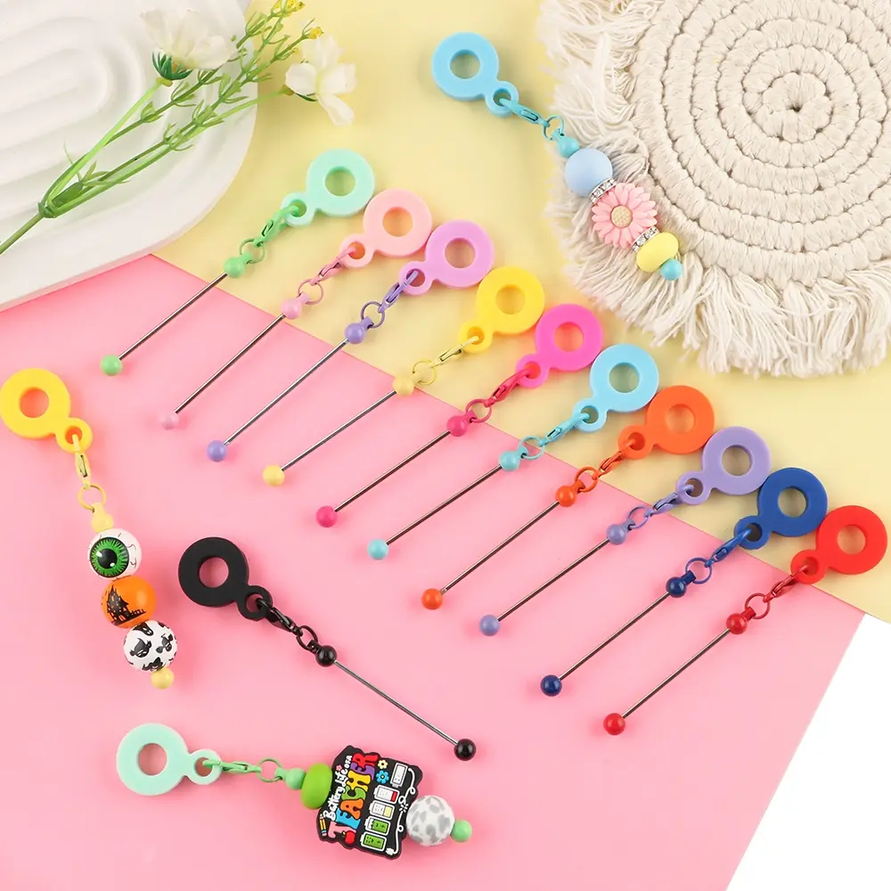 5pcs Handmade Creative Aesthetic Straw Pendant Chain, Decorative Straw Cup Accessory, Unique Party Favors, Fun Gift Idea, Perfect for Celebrations, Drinking Gadgets