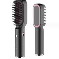 Hair Straightening Brush-Black