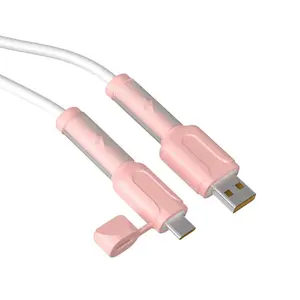 Silicone Cable Protectors for Phone Charger, USB-C, Data Cable Protective Cover Silicone Anti-Break Charging Cable Protective Cover Wire Bite Device Anti-Break, Silicone Cable Protectors, Charger Protector for Cord
