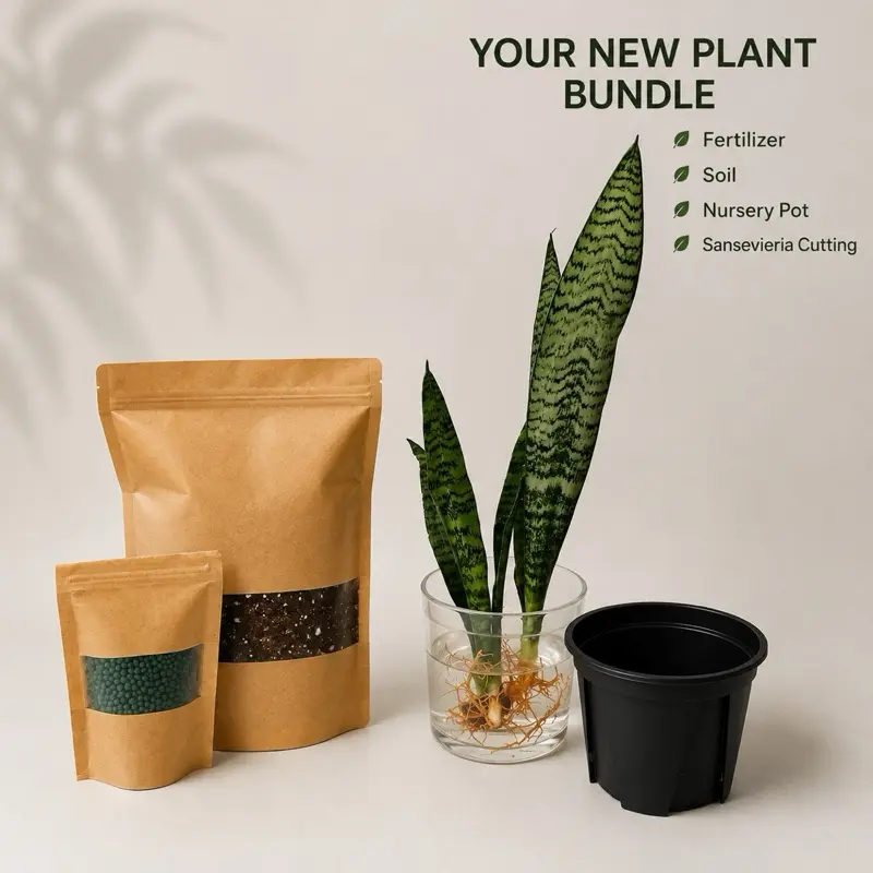 Sansevieria Kit Propagation Bundle | Healthy Cuttings Ready to Root & Grow Your Collection