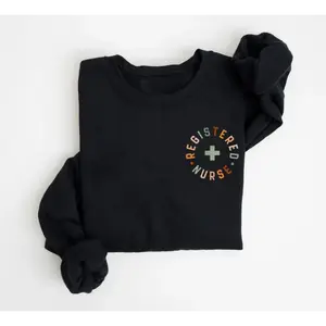 Vintage Registered Nurse Sweatshirt, RN Nurse , Stethoscope Nursing RN Staff , Nurse Gift, Nurse Appreciation Gift, RN Nurse Sweatshirt