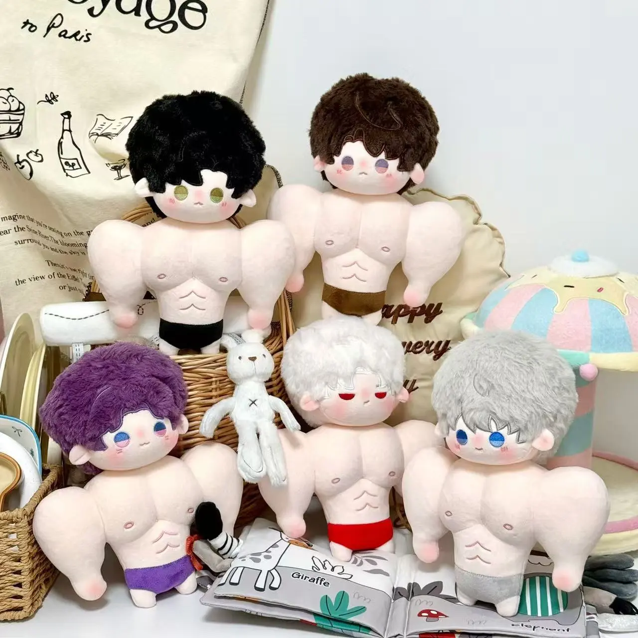 Lads Muscle Gentleman Love and deepspace hubby 20cm Collectible plushie