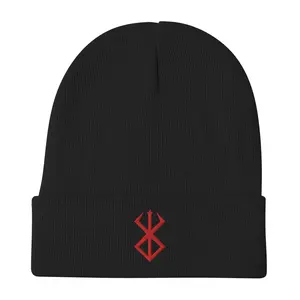 Embroidered BESERK  anime Beanie