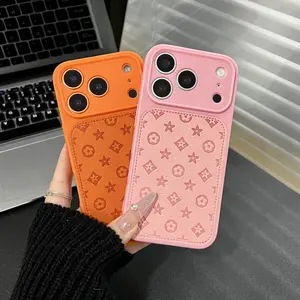 Suitable for iPhone 17, 16, 15,14, 13 Pro Max, Viral high-endleather pattern phone case,leather phone caseforbothboys and girls.17 promax case/16 pluscase/15promaxcase