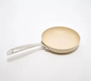 Technique Hard Anodized Ceramic Nonstick Oil Gathering 8" Fry Pan for Efficient Cooking - Cookware