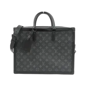Pre-owned Louis Vuitton Canvas Tote Bags Soft Trunk Briefcase Monogram Eclipse Briefcase