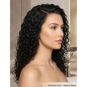 360° Lace Front Wig, Hidden Straps, Deep Wave Lace Front Wig, Drawstring Design, 250 Density, High-Definition Full Lace 360° Glue-Free Wig, Women's Style, 13x4/13x6 High-Definition Deep Wave Wig, 5x5/6x4 Lace Ready-To-Wear Curly Glue-Free Wig,
