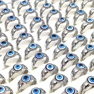 Evil Eye Ring | Nazar | Matiasma | Mal de Ojo | Protection Symbol | Good Luck Charm | Talisman | Jewelry | Gift