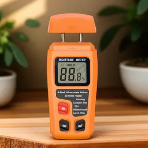 Portable Wood Moisture Meter, 4 Modes LCD, Waterproof Detector for Home, RV, Construction, High-Precision