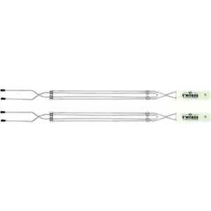 Charcoal Companion S'Mores Extendable Forks, Set of 2