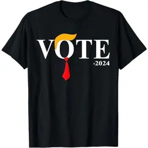 Funny Vote Trump 2024 Hair Tie T-Shirt