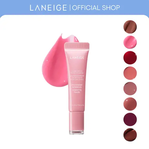 Laneige Glaze Craze Tinted Lip Serum, Hydrating & Moisturizing Lip Tint, Korean Lip Care, Infused with Polypeptide