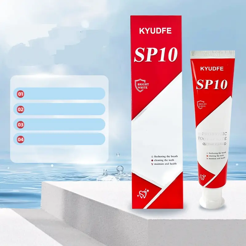 COPHKSU SP-10 Probiotic Xylitol Toothpaste - 10 Years R&D by Dental Clinics, Green Tea & Mint Flavor, Sensitive Teeth Care, Cleansing, Bad Breath Relief, Oral Health Management, Teeth Whitening Solution
