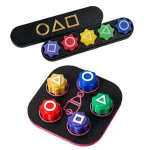 Korean Folk Game Hot Board Game Korean Folk Game Stones Set Gonggi Stone Catching Toy Korean Traditional Play Game Fun Squid Stress Relief Toys set  game