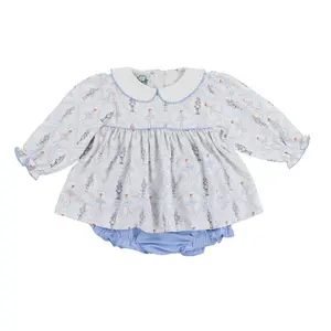 Blue Nutcracker Bloomer Set