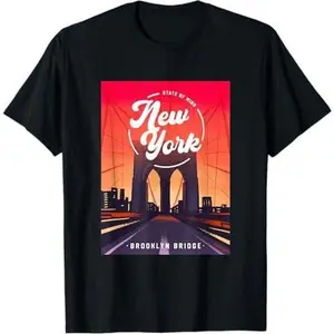 New York Brooklyn Bridge T-shirt T-Shirt