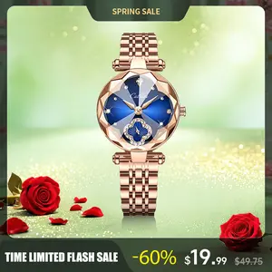 Elegant luxury women’s watches with a four-leaf clover diamond dial, water-resistant and scratch-resistant, featuring an adjustable strap and a fashionable design. Suitable for wearing on all occasions perfect Mother’s Day gift for your wife or mom.