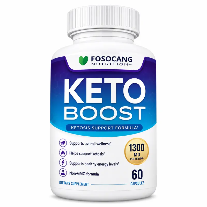 FoSoCang Keto Boost Supplement with Raspberry Ketones, Green Tea and more