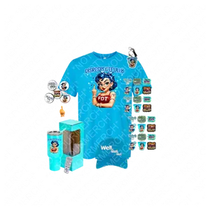 Disrespectfully Bundle – FDT Shirt, 40oz Tumbler, Hat, Finger Ring, Keychain, Sticker Set, Buttons | Political Gift Box