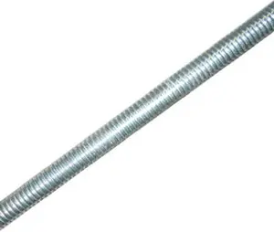 11007 0.25 - 20 x 12 in. Threaded Steel Rod, Pack Of 5