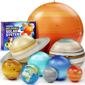 Inflatable Solar System Set – Jumbo Planets & Sun for Hands-On Space Learning & Room Decor