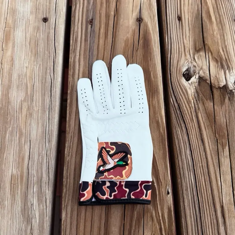 Duck Hunter Mallard Golf Glove; High Quality Golf Glove With Camouflage Print