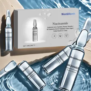 Niacinamide Firming Energy Essence Ampoule, Hyaluronic Acid Hydrating Natural Ingredients, Tightening Skin Texture, Reduces Fine Lines, Moisturizing Serum