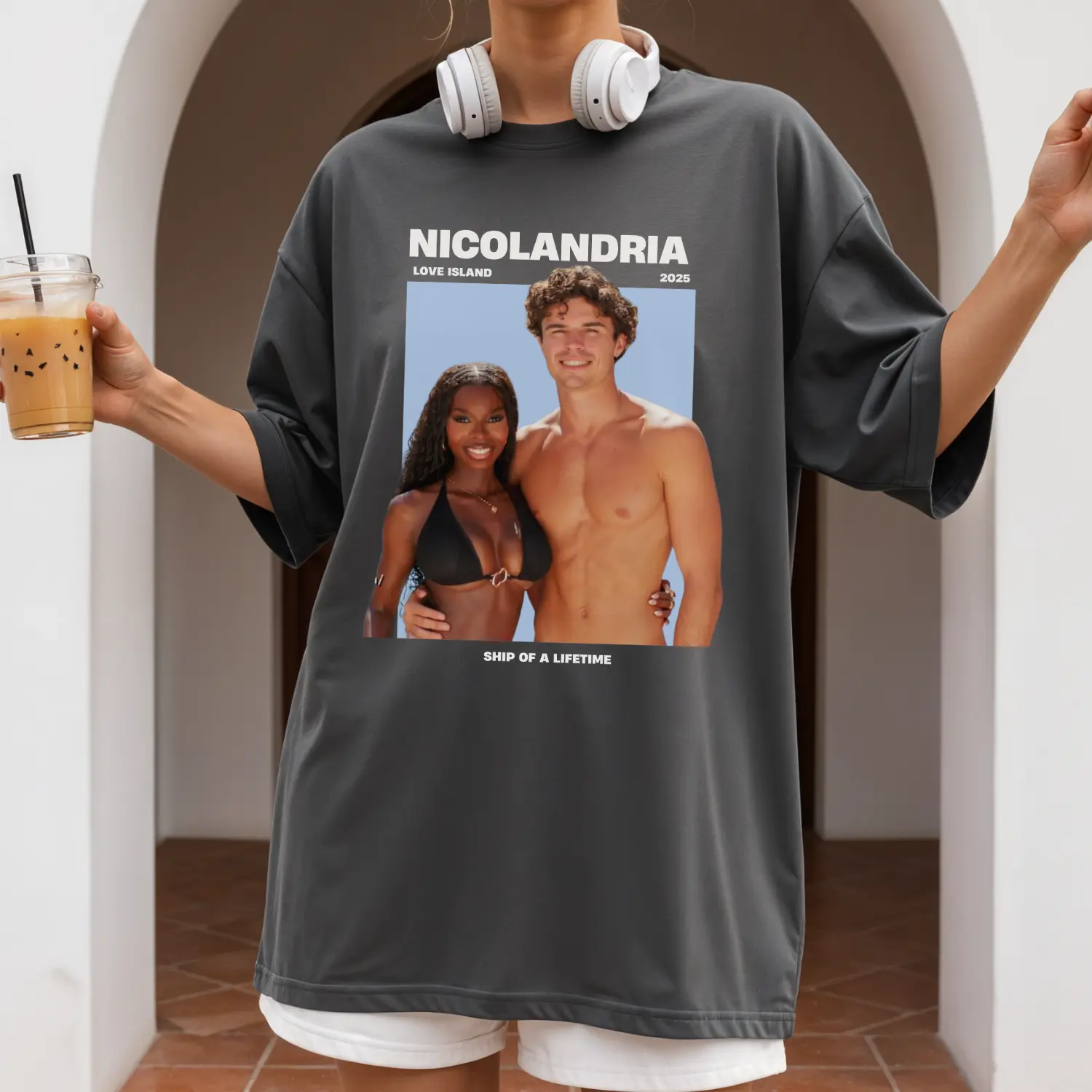 Nicolandria Love Island TShirt - Nic & Olandria Fan Tee - Casual Streetwear for Reality TV Lovers - Perfect Gift for Love Island USA Fans