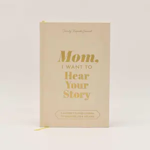 Mom, I Want to Hear Your Story, Wrapped Hardback, A Mother's Guided Journal to Share Her Thoughts and Memories, A Guided Journal for Mothers Meaningful Memory Journal for Mom Gifts for Mom Purple
