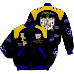 Ireishprint Sigma Gamma Rho Varsity Jacket, Indianapolis Sigma Gamma Rho Varsity Jacket, Unisex Varsity Jacket, Baseball Football Inspired Coat