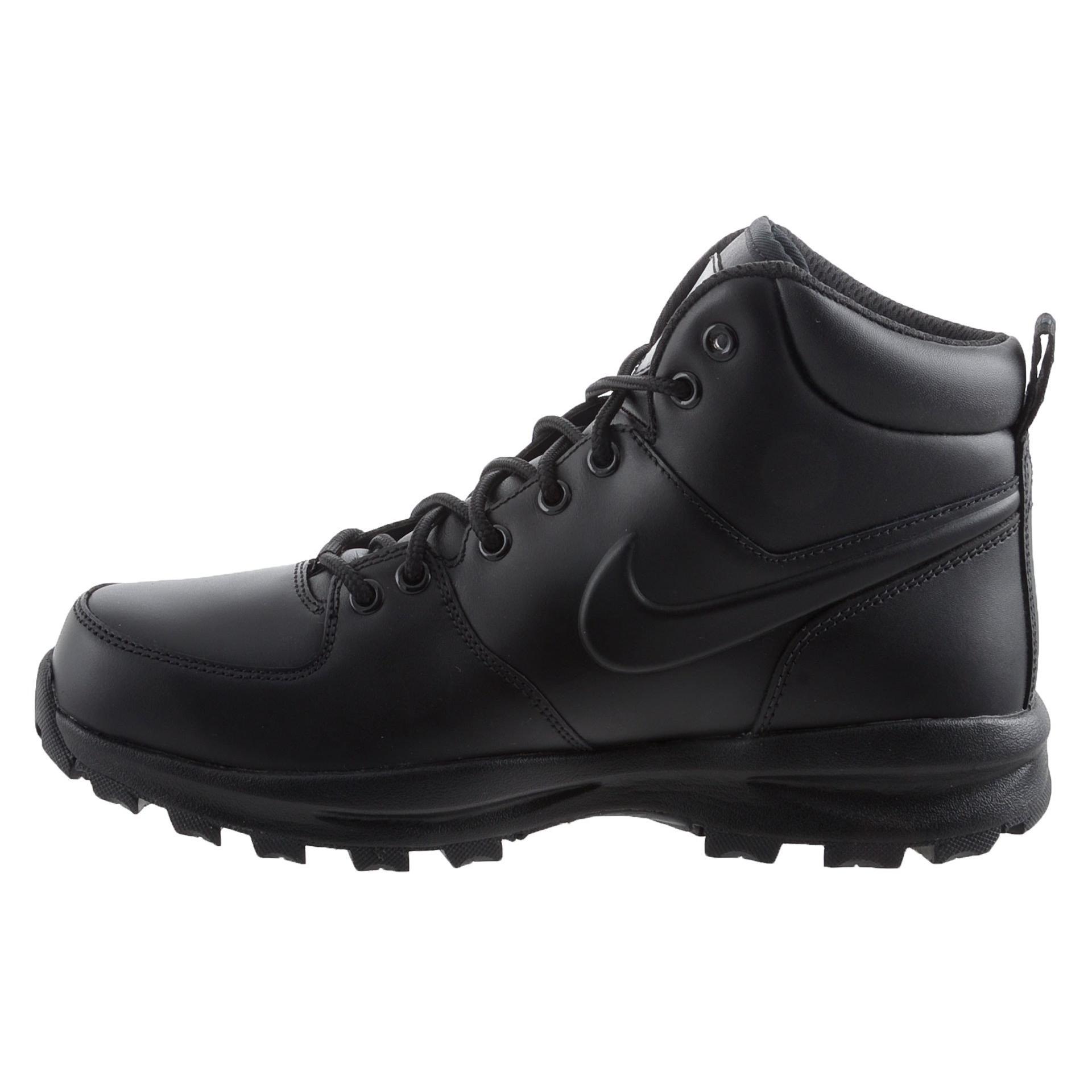 Mens Nike Manoa Leather BlackBlack 454350 003
