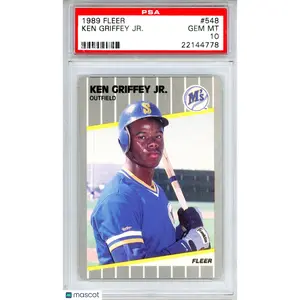 1989 Fleer Ken Griffey JR. #548 PSA 10