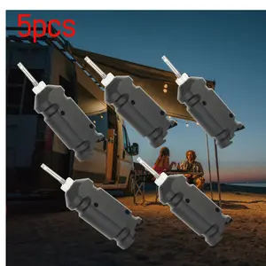 5 pcs Perimeter Trip Alarm Camping Trip Wire Alarm Camp Safe,Early Warning Security System Accessories for Camping and Property Safety/Bear Deterrent