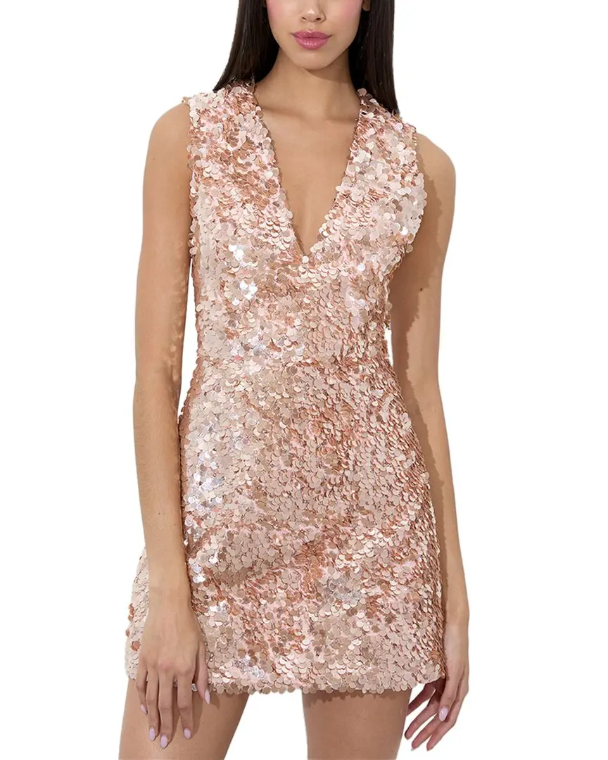 alice + olivia Pacey Embellished Low Lantern Dress
