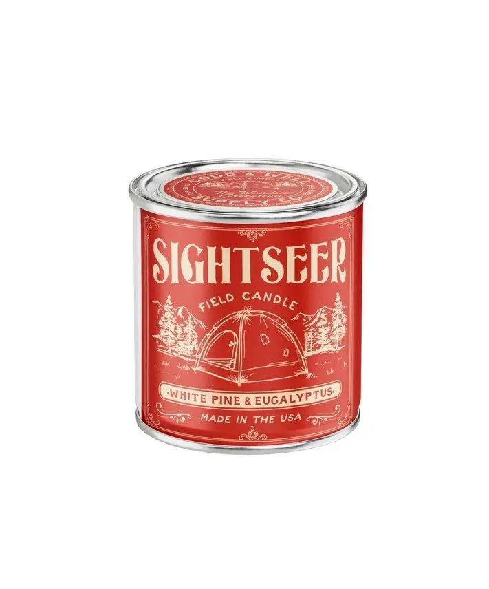 Painted Handcrafted 3-In-1 Sightseer Field Candle, 40+ Hrs Long-Lasting Burn Time, Eucalyptus Aroma Nature Home Decoration Candle for Cozy Ambiance