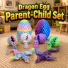 [BackToSchool] Vvinca Articulated Crystal Dragon Family with Wings, Mystery Box Hatching Fidget Toy, 3D Printed Art Sensory Toy & Birthday Gift for Kids，Outdoor #tiktokshopsummersale