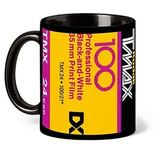 Kodak TMAX 100 Film 35mm 11oz Black Mug