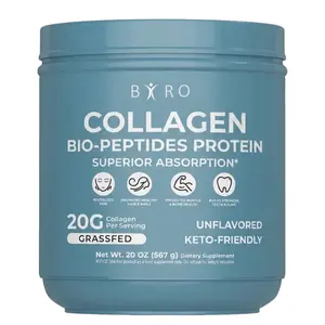 Collagen Peptide Powder 20oz - Superior Absorption Grassfed Protein Supplement - Advanced with 18 Essential Amino Acid