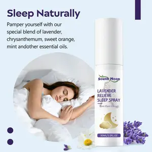 Lavender Spray (relaxing) for Bedroom & Bedding, Sleep Aid Essential Oil, Sleep Enhancer, Soothing Fragrance for Pillows & Sheets, 30ML