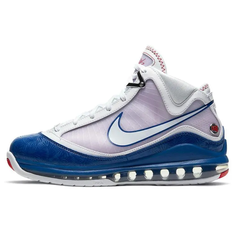 Nike LeBron 7 Dodgers' Retro Versatile Comfort Mid Top Basketball Shoes Men's DJ5158-100
