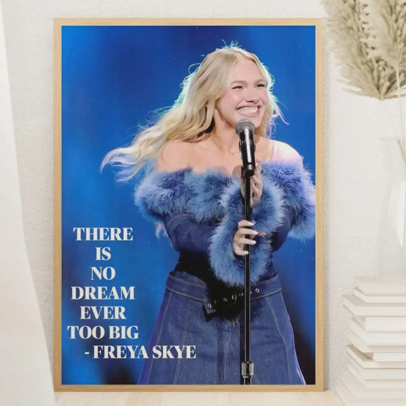 Freya Skye Poster | Pop Music Wall Art | Rising Star Singer Print | Teen Pop Decor | Modern Music Fan Gift