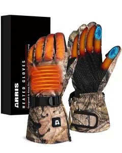 ARRIS Electric Heated Gloves with 3 Heat Levels – Waterproof Winter Gloves for Hunting & Hiking