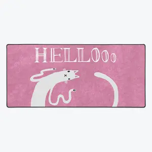 Hellooo Cat Extended Mousepad