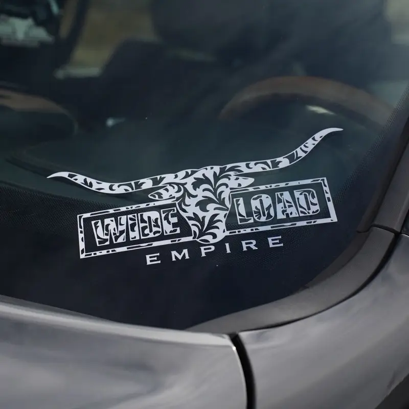 Tooled Longhorn Decal