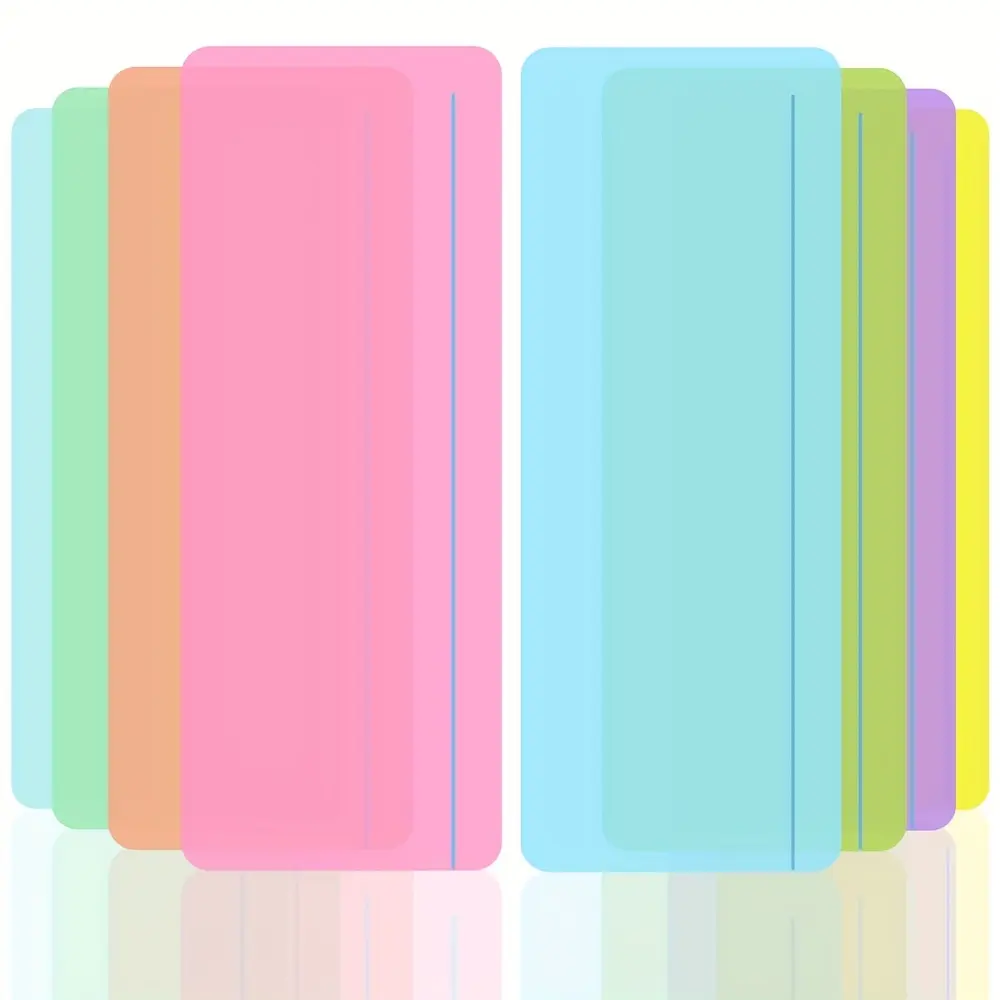 8 Reading Rulers for Reading Disabilities, Guided Reading Strips, Colored Coverage, Reading Disability Tools, Educational Aids, Grid Lines Ruler